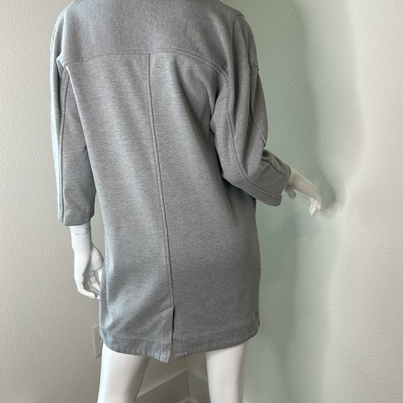Free People, grey whole story, knit jacket, size medium - Picture 3 of 12